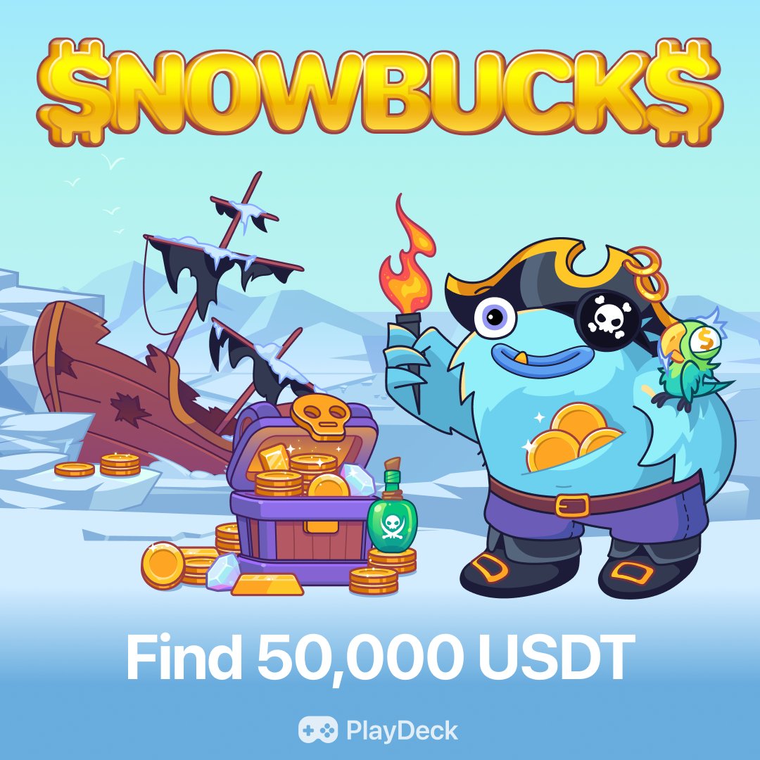 Yo-ho-ho! Everyone can earn!

🏴‍☠️ Yeti's after the lost treasure of Arctic pirates, but it’s trapped in ice! The only way to get it? Start melting.

Are you ready to win the grand prize – 50,000 USDT?

Follow the pirate master plan:
🔥 Get torches and bombs
🧊 Melt the ice
🪙 Find