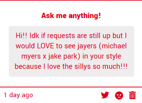 HavesomePotat0's tweet photo. No matter where I searched for my DBD fanart, I couldn't escape them! #Jayers https://t.co/eiwFuacJ9l