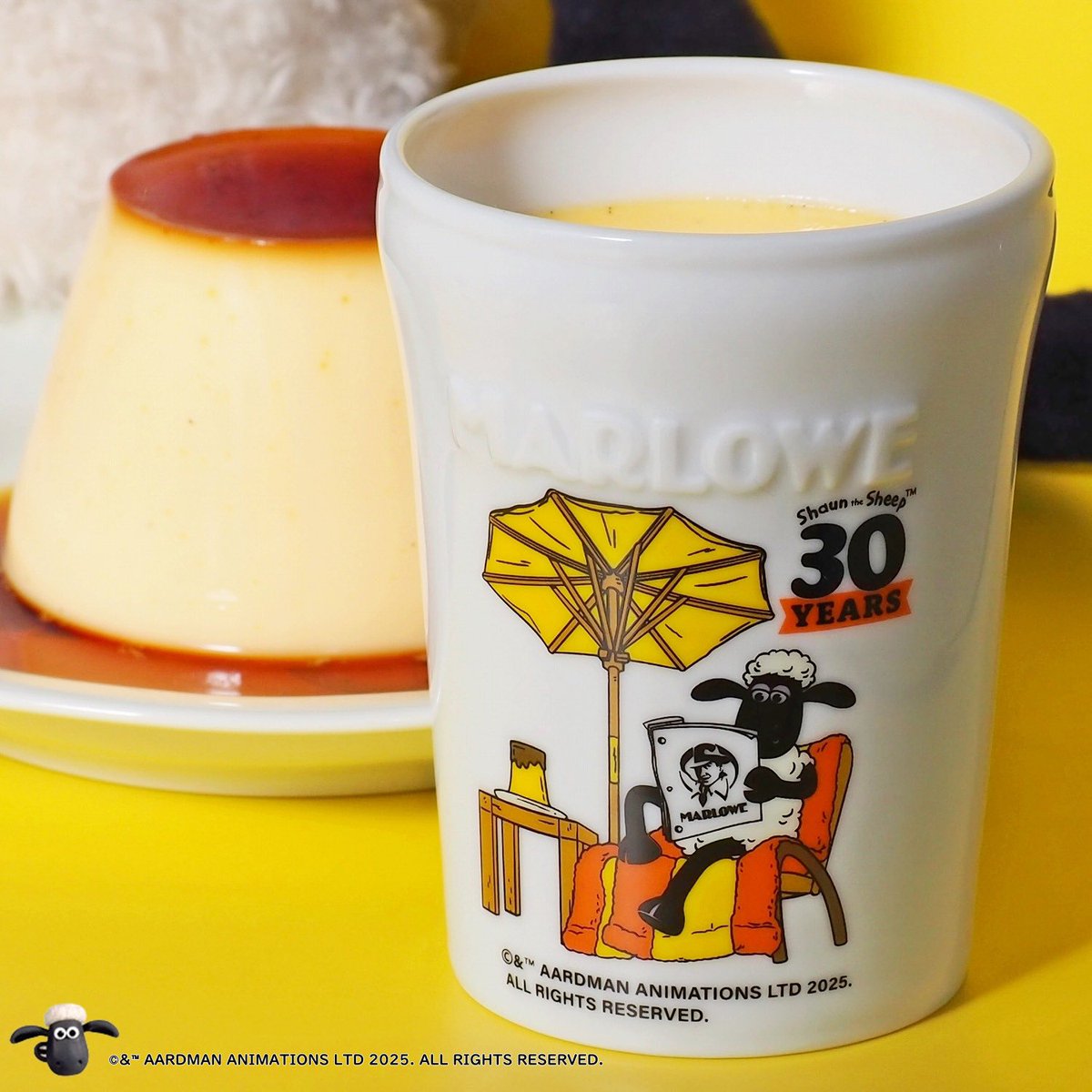 【新作入荷!!】 マーロウ MARLOWE 横浜高島屋オープン記念 ビーカー2個（MARLOWE 菓子