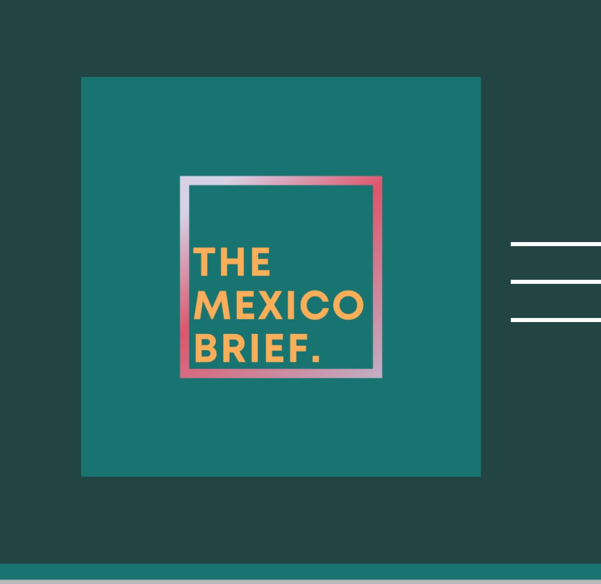 If you’re interested in Mexican current affairs, I recommend you quickly sign up to this excellent news site while it’s still free! 

themexicobrief.org/subscribe

(Pay wall incoming)