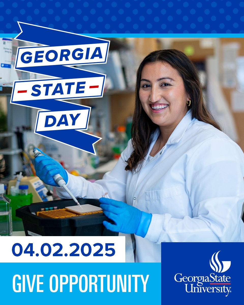 Today, April 2, 2025, is Georgia State Day! This is a special day where we celebrate the amazing opportunities for students present at Georgia State University.