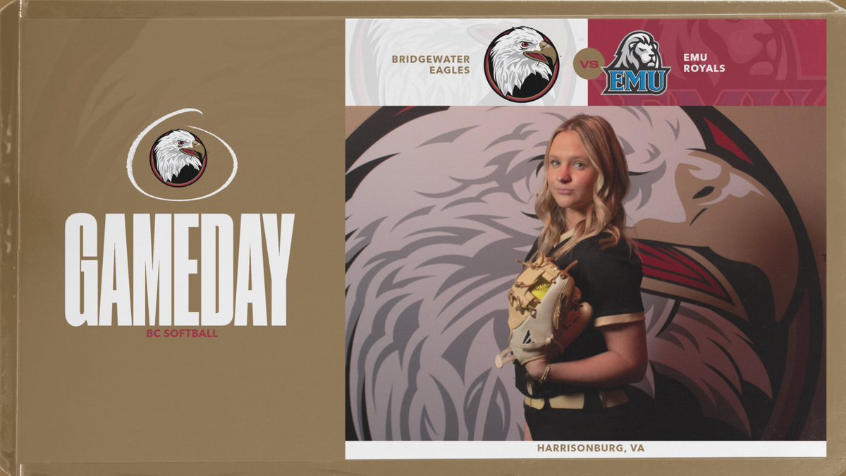 Bridgewater Eagles (@bcathletics) on Twitter photo ROUTE 42 RIVALRY at that other place today for <a href="/Bh2osoftball/">Bridgewater Softball</a>!!
๐ EMU
โ๏ธ 3/5 PM
๐ Harrisonburg, Va.
๐ป odacsn.com/emuroyals/
๐ bit.ly/3IchqF6
#BleedCrimson #GoForGold ROUTE 42 RIVALRY at that other place today for <a href="/Bh2osoftball/">Bridgewater Softball</a>!!
๐ EMU
โ๏ธ 3/5 PM
๐ Harrisonburg, Va.
๐ป odacsn.com/emuroyals/
๐ bit.ly/3IchqF6
#BleedCrimson #GoForGold