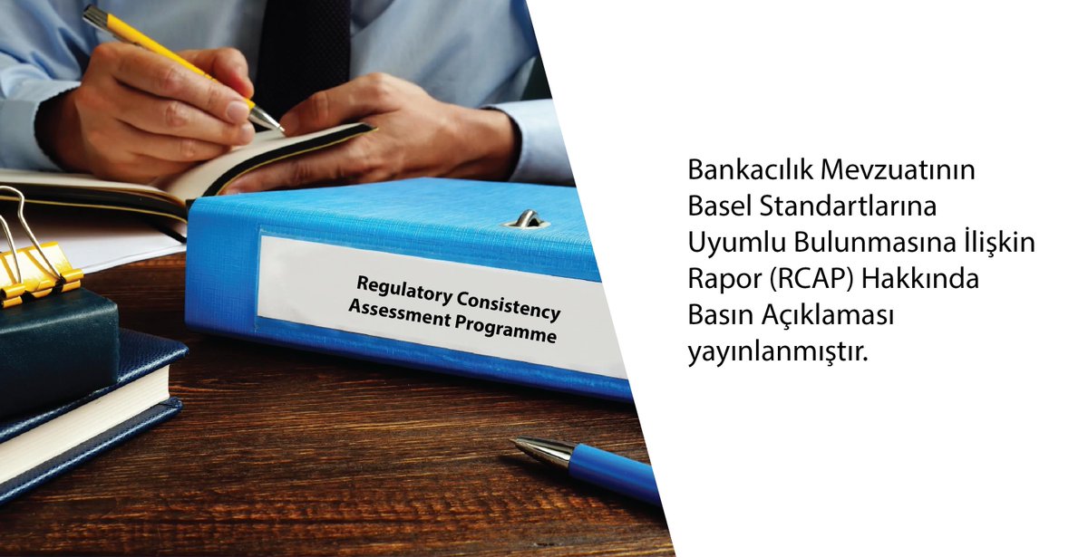 "Bankacılık Mevzuatının Basel Standartlarına Uyumlu Bulunmasına İlişkin Rapor (RCAP) Hakkında Basın Açıklaması" yayınlanmıştır.

Aşağıdaki bağlantı adresinden ulaşabilirsiniz.

bddk.org.tr/Duyuru/Detay/2…