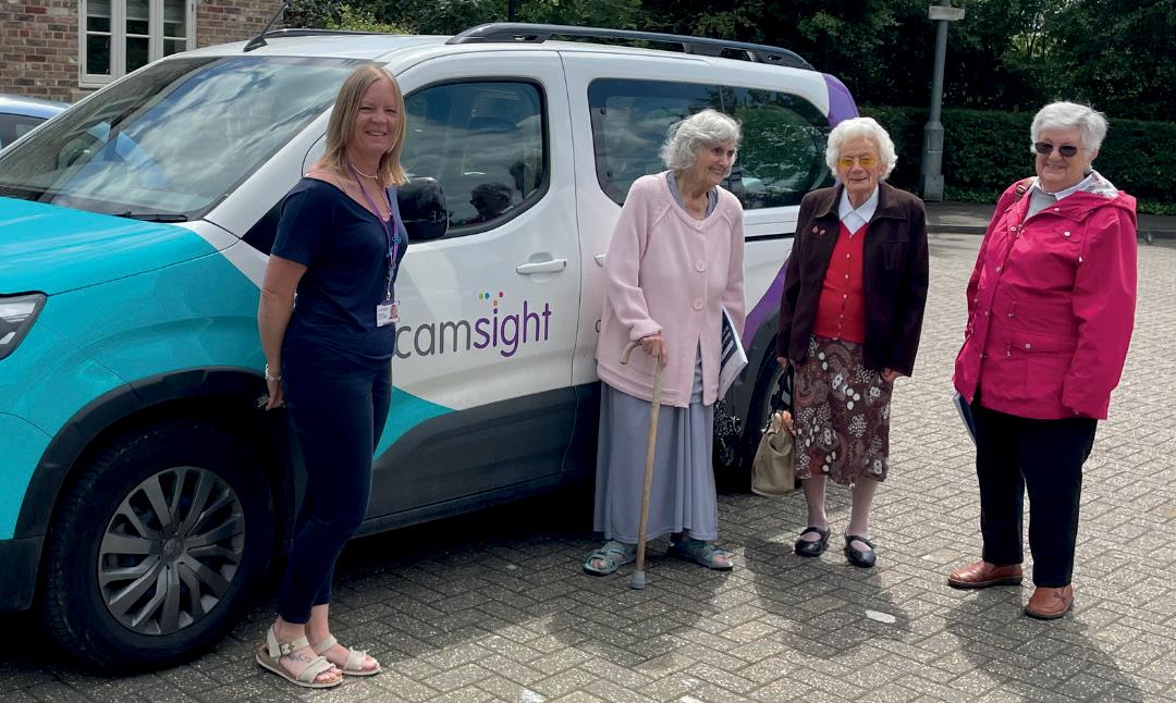 An estimated 28,600 people in Cambridgeshire are living with sight loss. Around 2,000 are currently accessing the services of local charity, Camsight.
Camsight has a range of volunteering roles available across the county, for more information log on to: camsight.org.uk