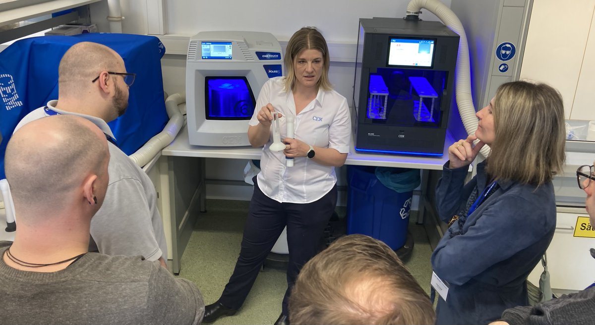 CEMcorporation's tweet image. Our March European Roadshow has officially wrapped up! Attendees had the chance to get hands-on experience with advanced methods, learning expert tips to make sample processing faster and more reproducible. Thank you to those who joined us! #SamplePrep #WeSimplifyScience