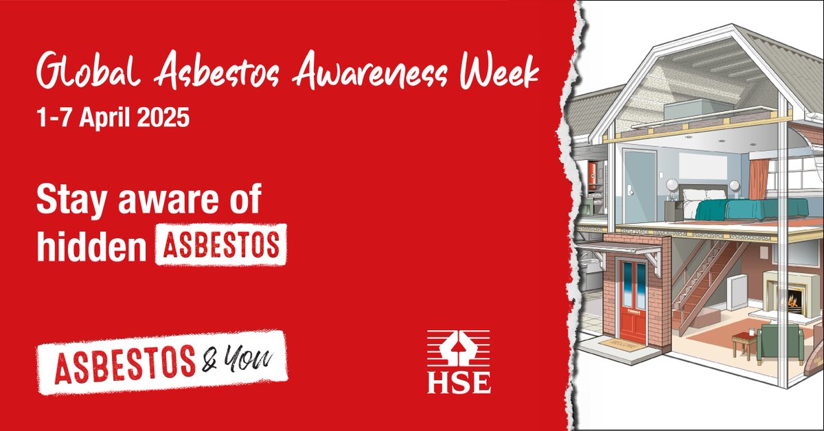 Despite being banned in the UK 25 years ago, asbestos is still responsible for approximately 5,000 deaths in Great Britain each year.  

Find out about common types of asbestos that can be found and what to do about it:  

workright.campaign.gov.uk/download/5466/

#Asbestos #2025GAAW #GAAW25