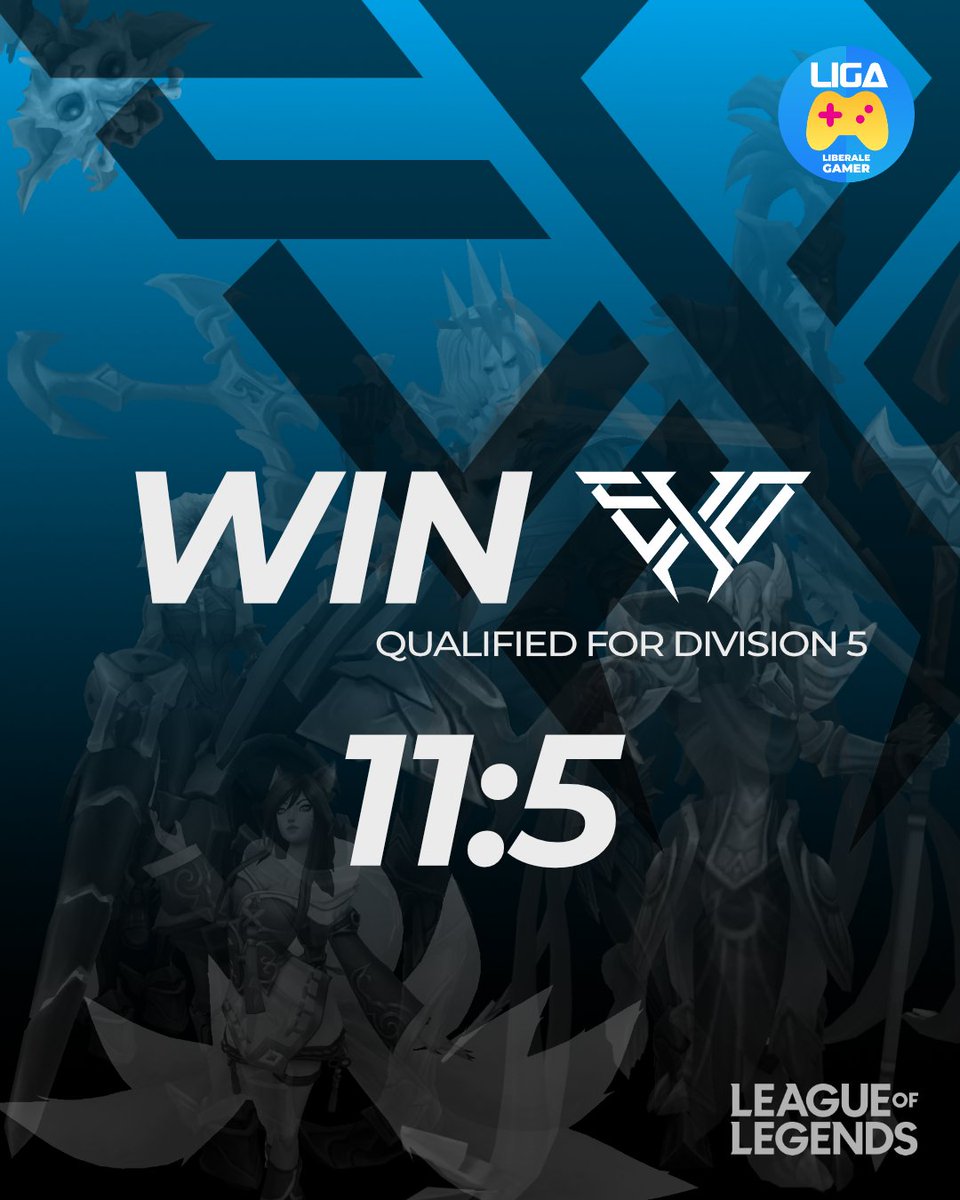 Nach einer Spielpause im letzten Wintersplit sind wir nun stark zurück! 
Über die Startergruppe hat sich #Exordium erneut für die Division 5 qualifiziert.
GG! #EXOWin