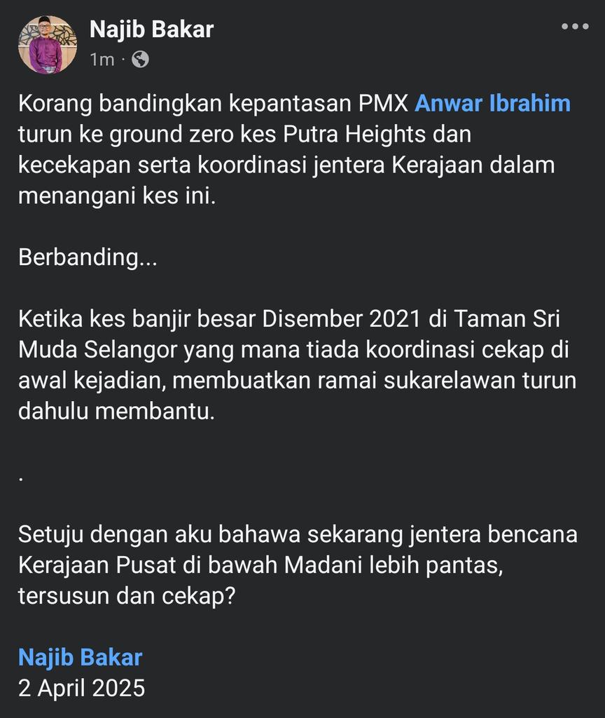 najib_bakar_'s tweet image. Setuju dengan aku? Vote di bawah