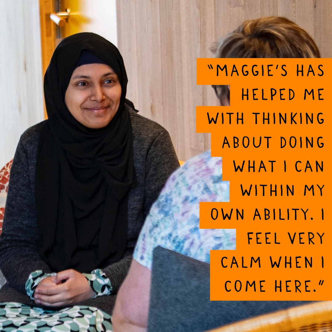 "Maggie's helped me to think positively each day."

Komal was diagnosed with Waldenström’s macroglobulinaemia, a type of non-Hodgkin lymphoma in 2021.

She shares how hard it was to process her diagnosis and how Maggie's supported her: maggies.org/about-us/diffe…