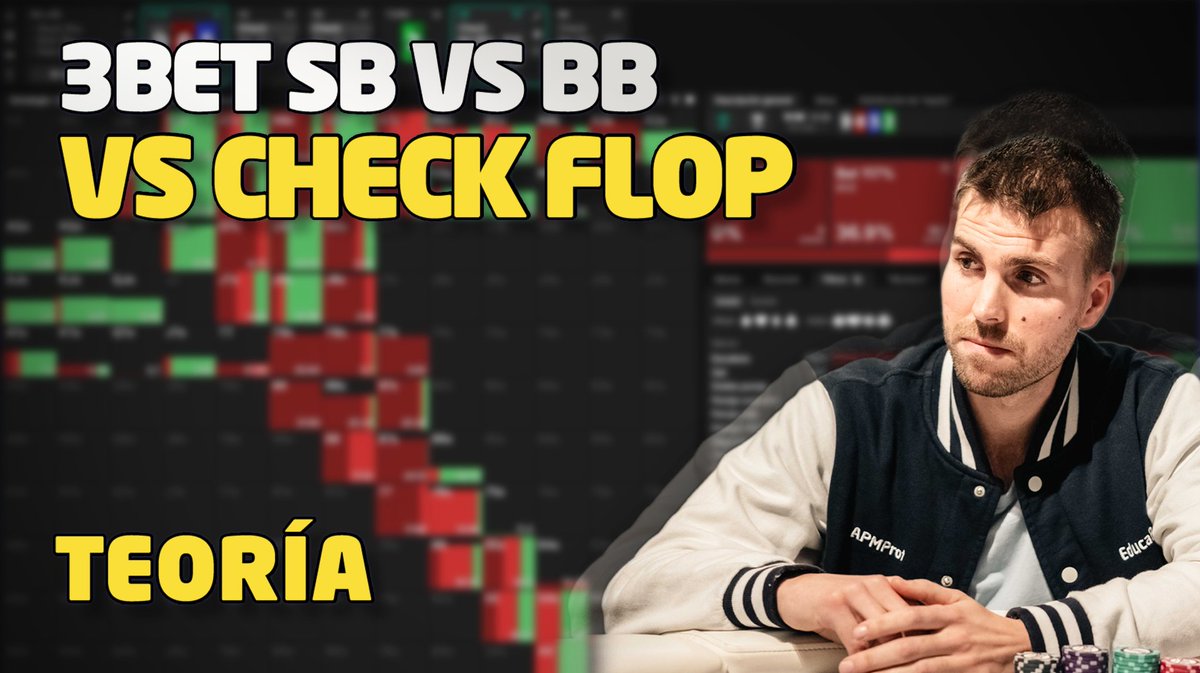 EducaPoker (@educapoker) on Twitter photo 💭Claves del juego en SB vs. BB 3-bet pot cuando el rival checkea en flop.
🎓 <a href="/PalomoRover/">Rover_palomo</a> continúa esta saga con una nueva clase de teoría donde veremos varios ejemplos analizados con GTO Wizard.
🔴 Disponible desde Doctorado.
📺educapoker.com/noticias/clave… 💭Claves del juego en SB vs. BB 3-bet pot cuando el rival checkea en flop.
🎓 <a href="/PalomoRover/">Rover_palomo</a> continúa esta saga con una nueva clase de teoría donde veremos varios ejemplos analizados con GTO Wizard.
🔴 Disponible desde Doctorado.
📺educapoker.com/noticias/clave…