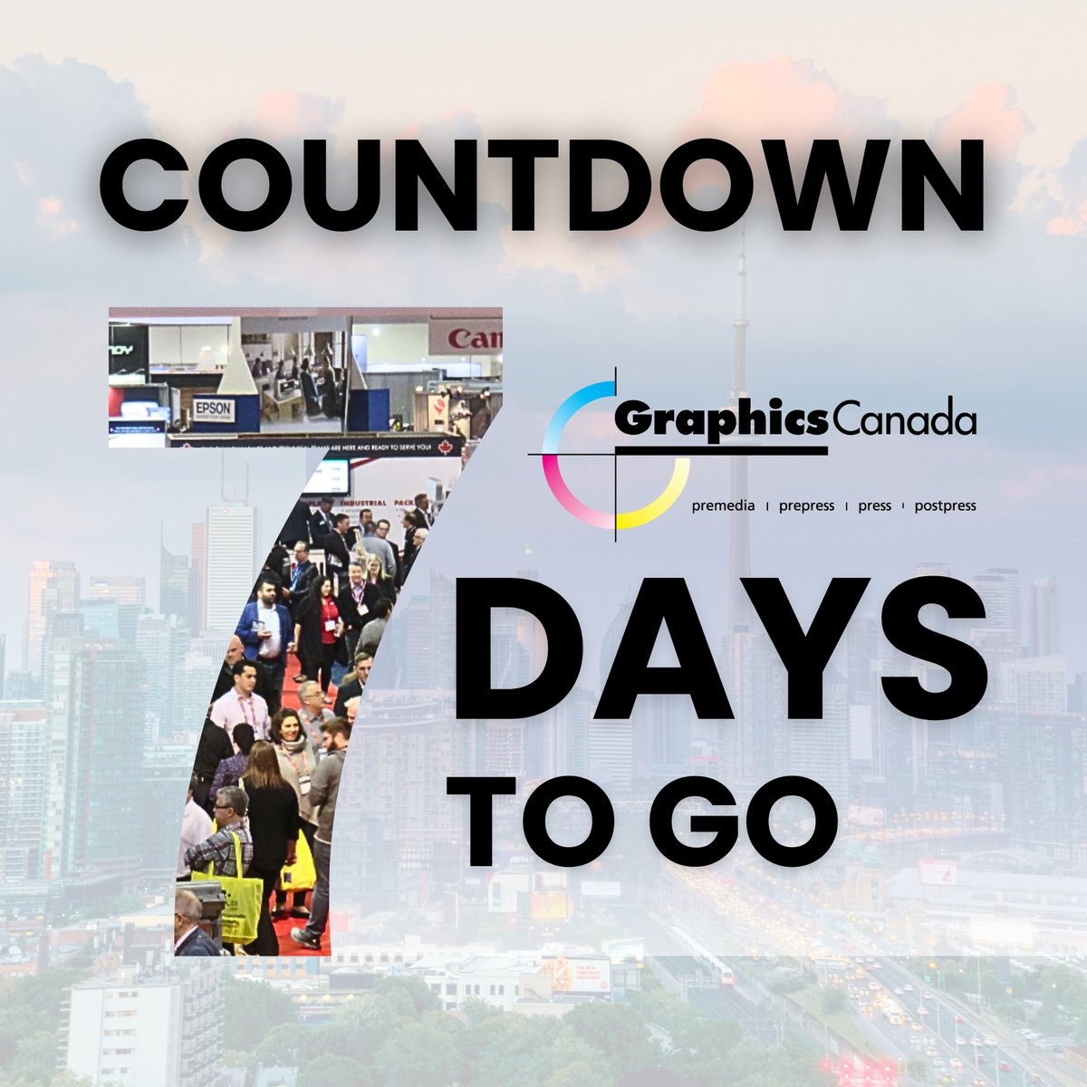 One week before Graphics Canada and we'd love to see you there. Canadian print is here, it’s evolving and it’s worth noticing. Let’s make this a show to remember!