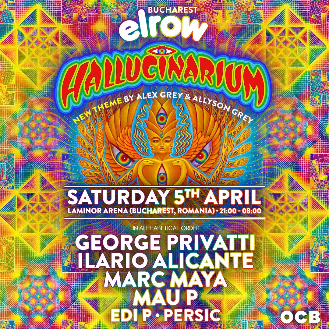 KristalClub's tweet photo. This Saturday we enter the ELROW magical world of HALLUCINARIUM. Tickets on https://t.co/zB3IiRFsn6 https://t.co/iOAV2HJbth
