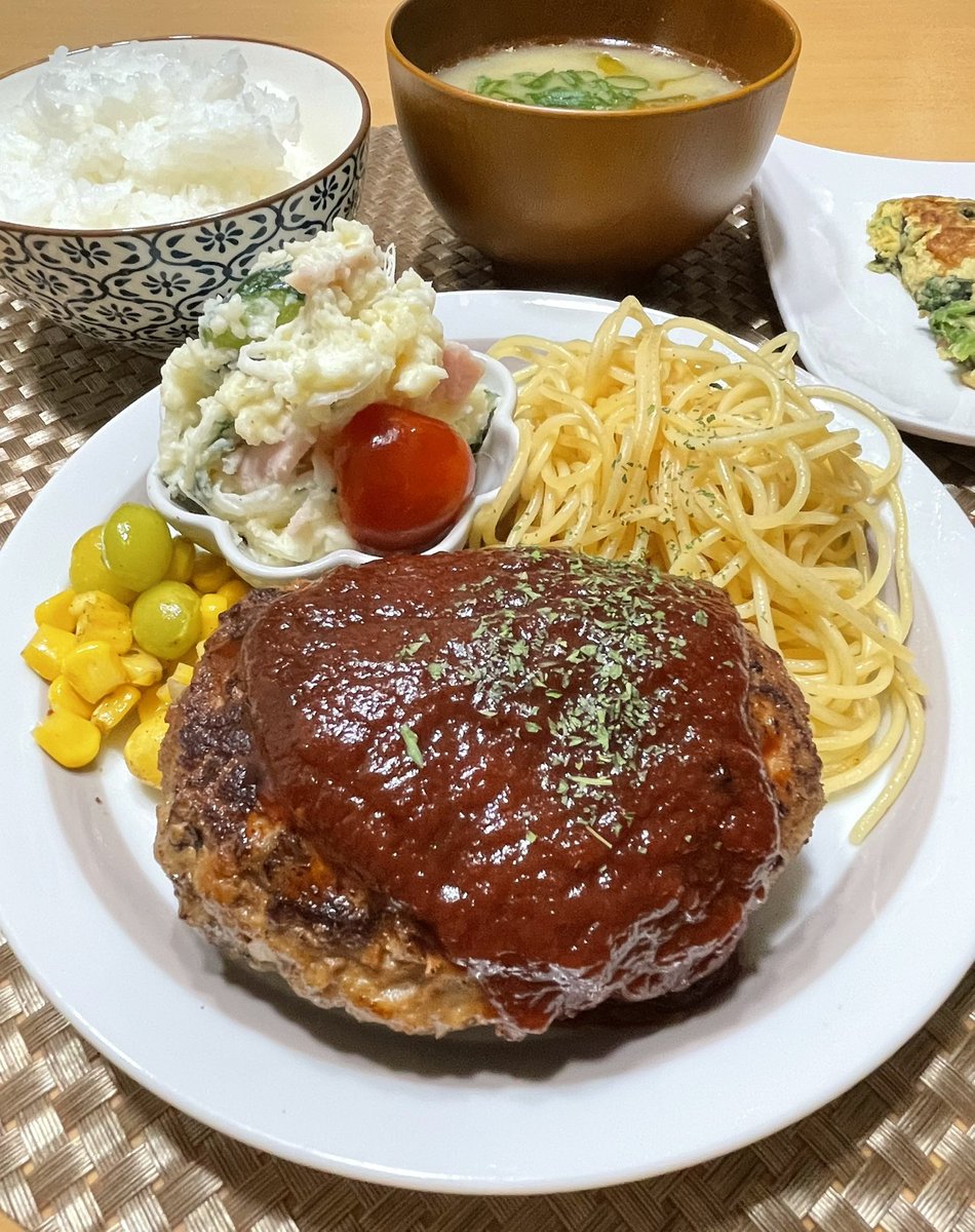 10年振りに実家生活が始まった息子の為の晩ごはん😋