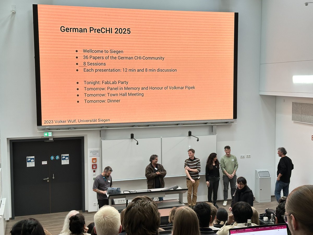 albrechtschmidt's tweet image. German PreCHI 2025 is starting! Looking forward to get a preview of lots of papers others will see in Yokahama … #CHI2025