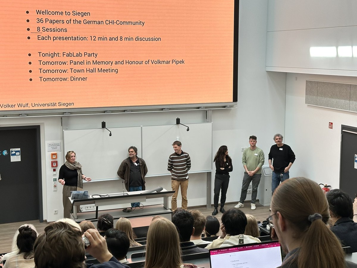 albrechtschmidt's tweet image. German PreCHI 2025 is starting! Looking forward to get a preview of lots of papers others will see in Yokahama … #CHI2025