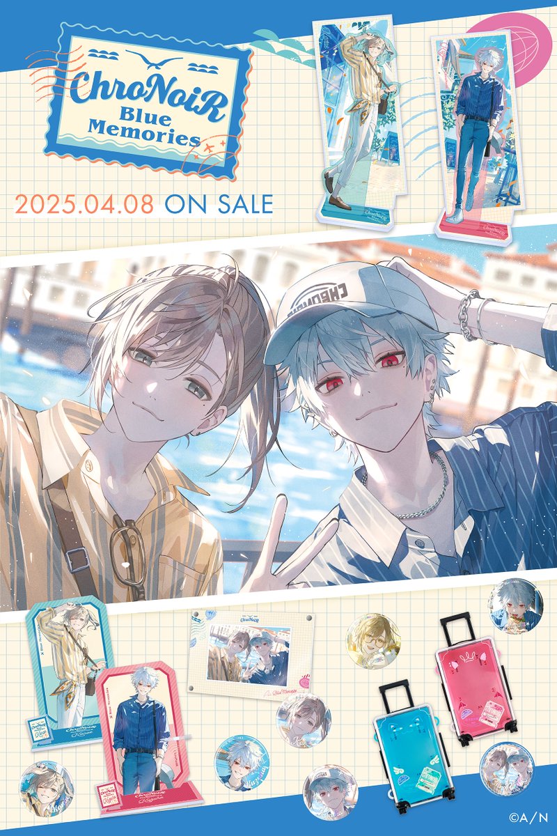 にじさんじ ChroNoiR Blue Memories 缶バッジ 葛葉 叶 - メルカリ