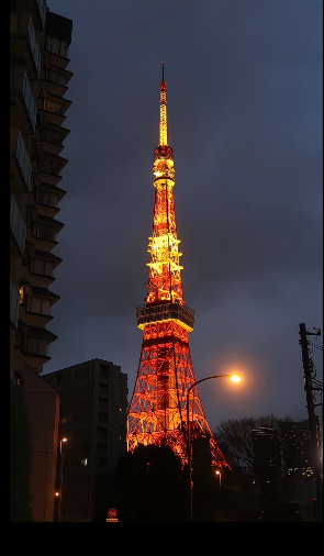 東京タワー初めて眺めます🗼