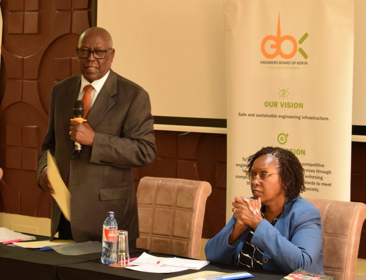 Engineers Board of Kenya (@engineersboard) on Twitter photo Capacity Building: In pursuit of its strategic intent to register 10,000 Professional Engineers by 2027, The <a href="/EngineersBoard/">Engineers Board of Kenya</a> is conducting a weeklong training workshop intended to offer guidance to graduate engineers who would like to transition to Professional Engineers. The Capacity Building: In pursuit of its strategic intent to register 10,000 Professional Engineers by 2027, The <a href="/EngineersBoard/">Engineers Board of Kenya</a> is conducting a weeklong training workshop intended to offer guidance to graduate engineers who would like to transition to Professional Engineers. The
