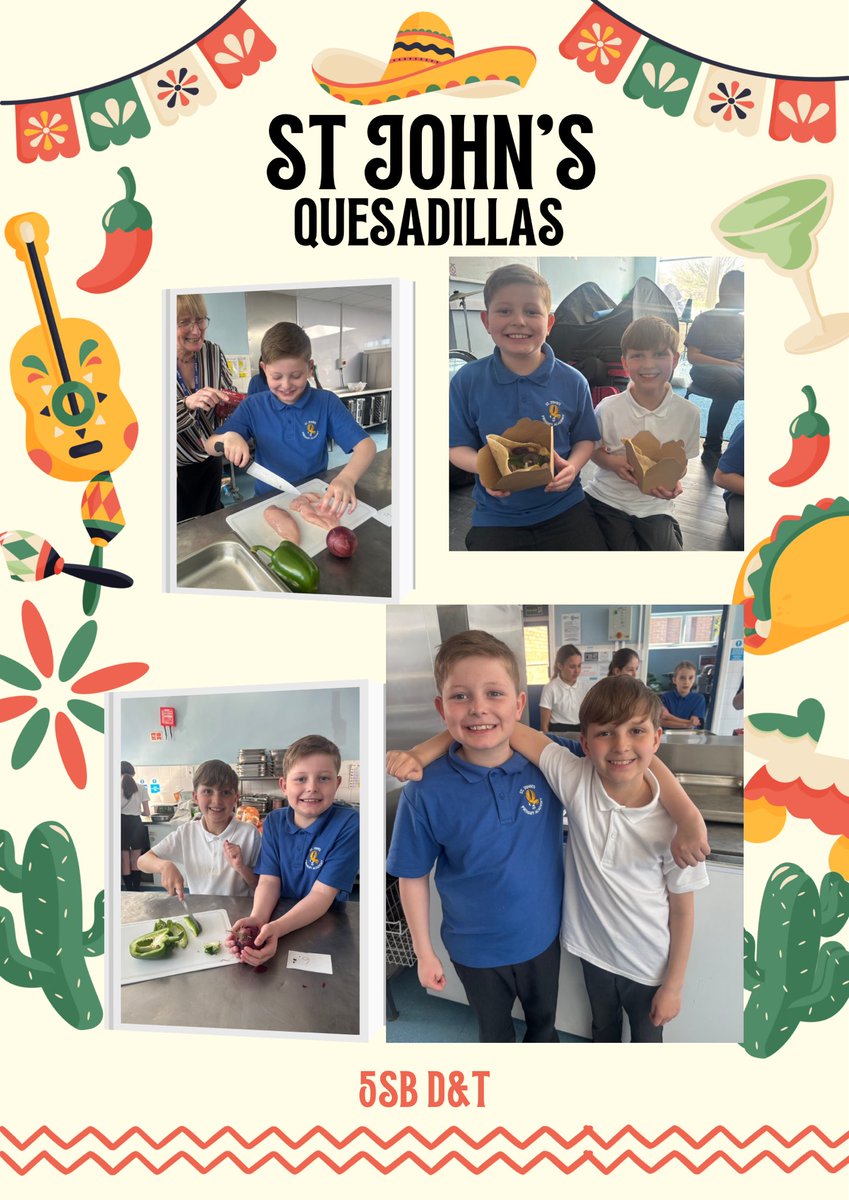 StJohns_Eagle's tweet photo. 5SB had an amazing time yesterday with Alison in their cooking lesson, whipping up delicious quesadillas! ๐ฎ Part of our geography topic 'Earth Matters'โconnecting cooking with learning! ๐๐ #EarthMatters #CookingInClass #Year5Fun https://t.co/K5nZzTvjVL