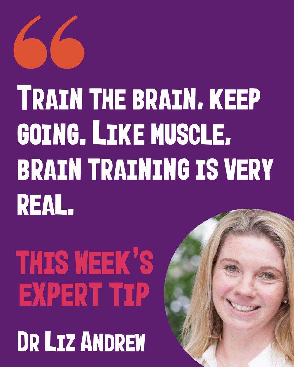 menomandate's tweet image. Keep your brain active, just like a muscle, it needs training! 

Great advice from Dr. Liz Andrew on tackling #brainfog and #memorylapses.

Missed her talk last week on @letsalltalk.menopause? Catch it on demand - link in bio!

#MenopauseMandate #menopause