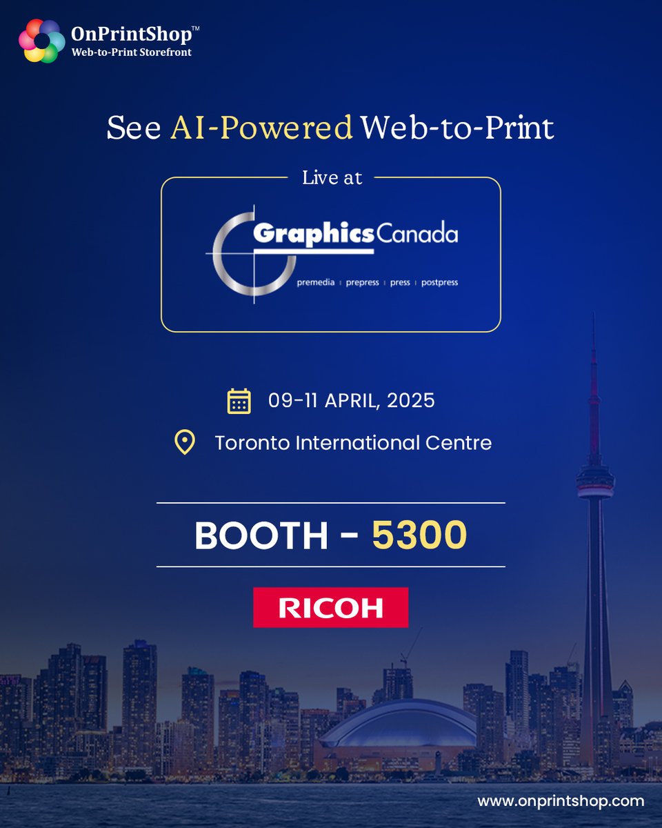Imagine a print workflow that anticipates your needs, simplifies complexity, and empowers you to deliver exceptional customer experiences.

At <a href="/graphicscanada/">Graphics Canada Expo</a>, we’re unveiling the future of #print.

📌 Book your slot to experience #AI-driven #WebtoPrint: onprintshop.com/events/graphic…
