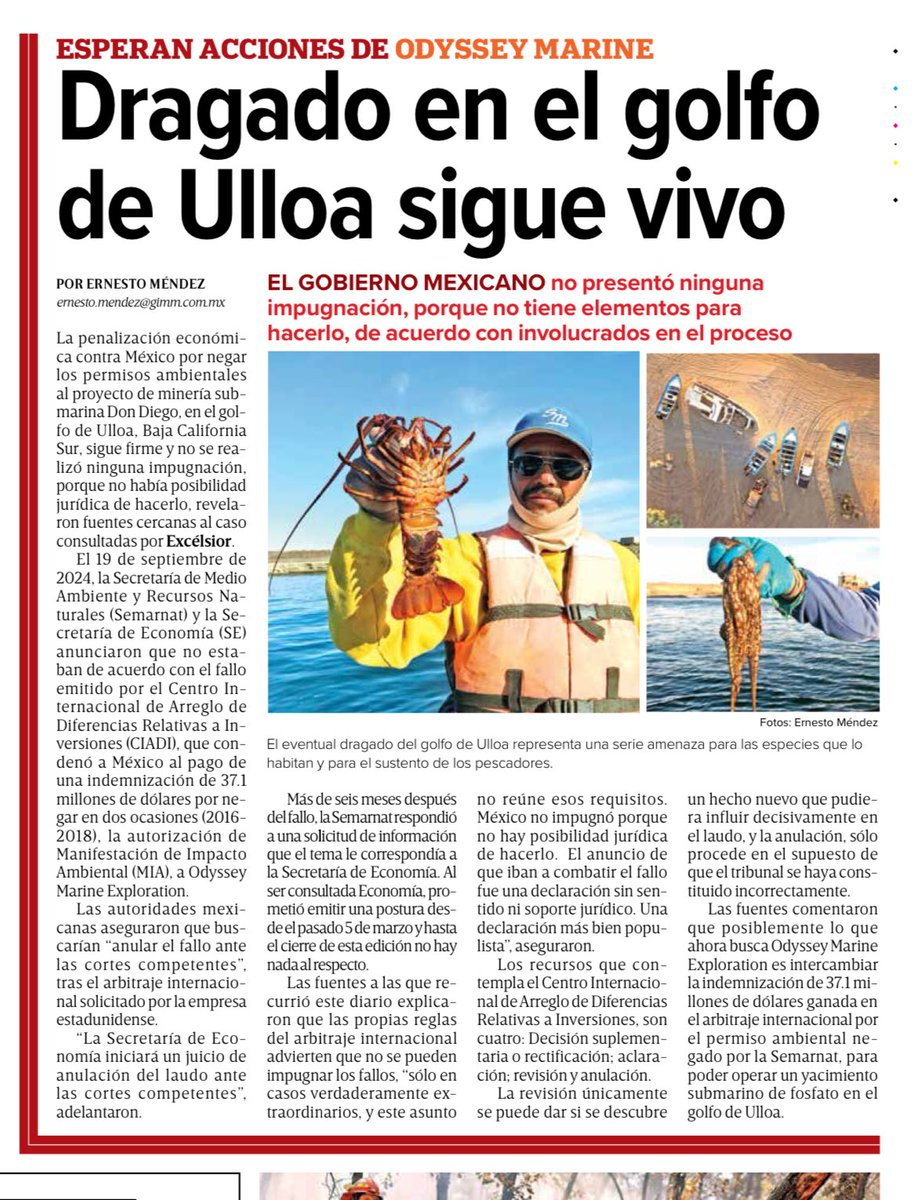 Más vivo que nunca proyecto de minería submarina "Don Diego" en  el Golfo de Ulloa, BCS
Vía <a href="/Excelsior/">Excélsior</a> 
📰 excelsior.com.mx/nacional/proye…