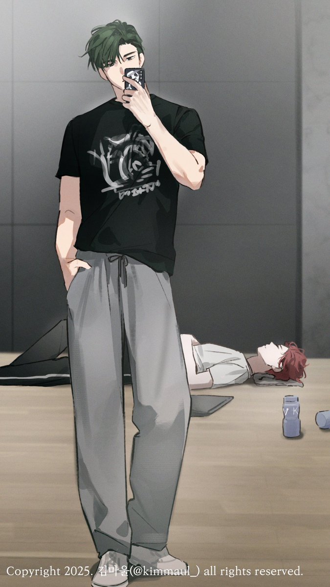 [🎤상냥한 아이돌 리더가 되기 위한 조건] 삽화 작업 올립니다:) 작가님께서 이벤트로 열어주셨던 제로원 계정에 업로드 했던 삽화입니다.(타래)
©김마울 작가님(<a href="/kimmaul_/">김마울</a>)/ AI🚫
🎤:page.kakao.com/content/634439…