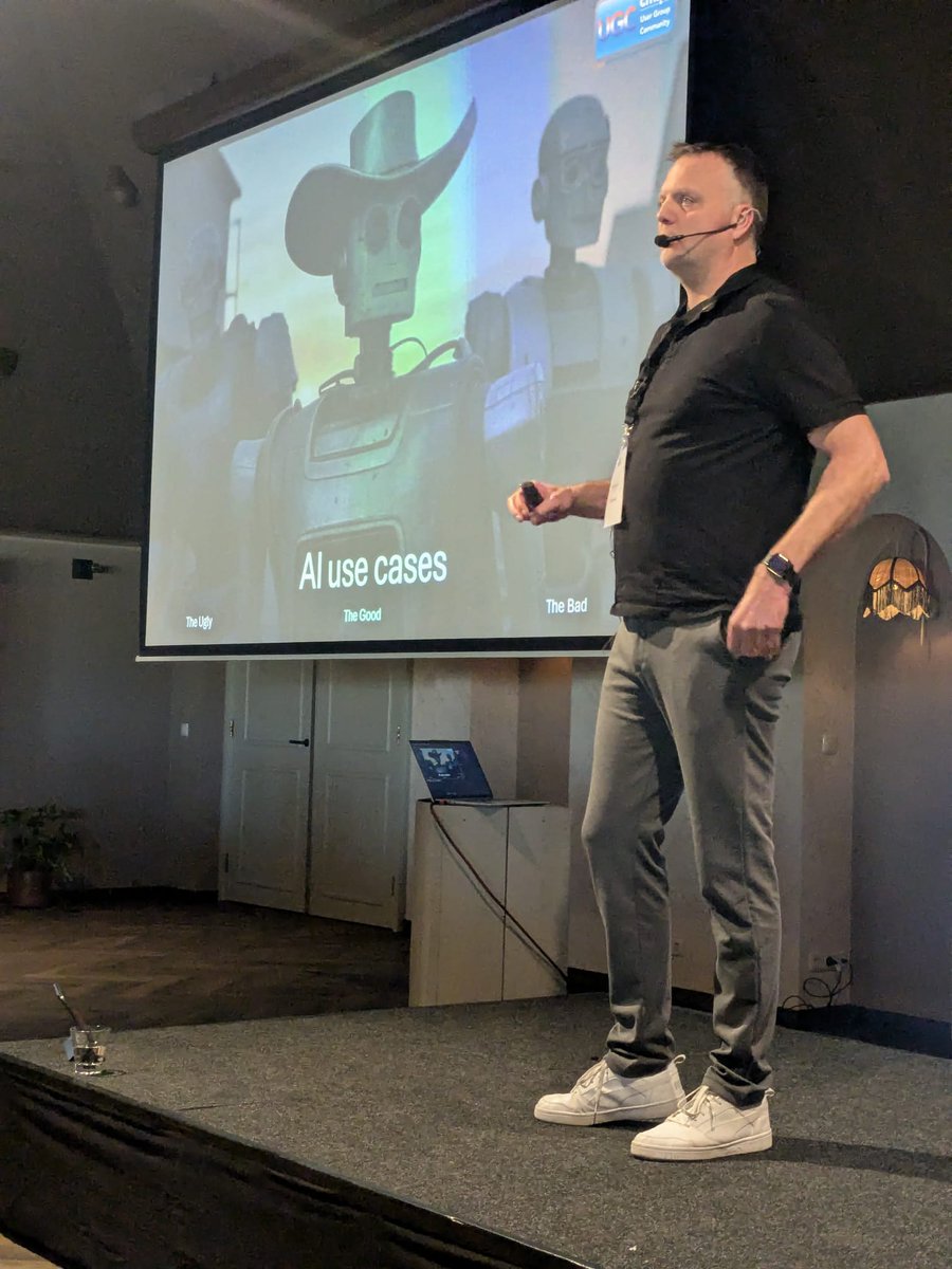 DuCUG (@ducug) on Twitter photo Tijd voor de volgende Bring Your Own Session door
<a href="/Gkunst/">Gerjon Kunst</a> “Ai usecases, the good the bad and the ugly” #DuCUG26 Tijd voor de volgende Bring Your Own Session door
<a href="/Gkunst/">Gerjon Kunst</a> “Ai usecases, the good the bad and the ugly” #DuCUG26