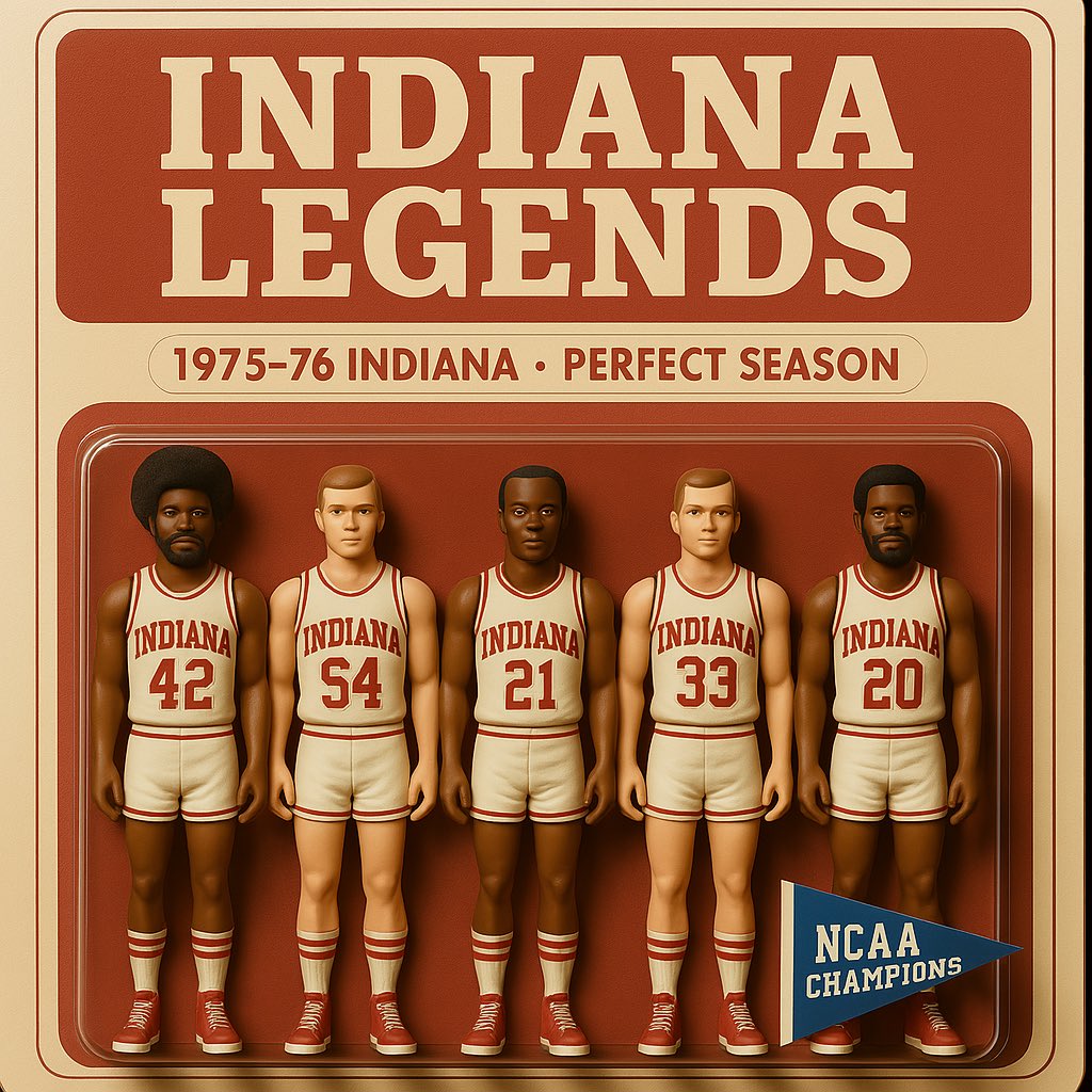 1975-76 Perfect Season - Indiana Legends #iubb 

-mark
