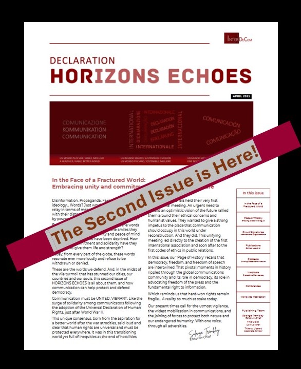 ✨Issue 2 of Horizons Echoes is out! ✨
AI, democracy &amp; truth in comms. 

📬✨Spread the word: interdecom.org/wp-content/upl…