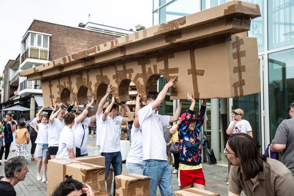 Leicester Festivals (@leicesterfest) on Twitter photo Get involved in Leicester’s Old Town Festival and help build a stunning replica of a Roman forum, completely out of cardboard!
Join our pre-event workshops 21 – Friday 25 April at Highcross. For further details contact festivals@leicester.gov.uk to secure your place. Get involved in Leicester’s Old Town Festival and help build a stunning replica of a Roman forum, completely out of cardboard!
Join our pre-event workshops 21 – Friday 25 April at Highcross. For further details contact festivals@leicester.gov.uk to secure your place.