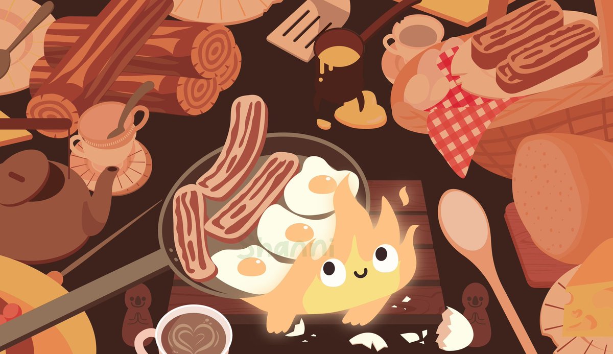 art I made of studio ghibli in my style without needing AI☺️