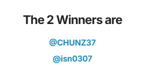 많이 늦어버렸지만....
늦은 당발합니다.
<a href="/CHUNZ37/">ㄸㄱ</a> 
<a href="/isn0307/">엘</a> 
2분은 디엠으로 주소 말씀 부탁드립니다!