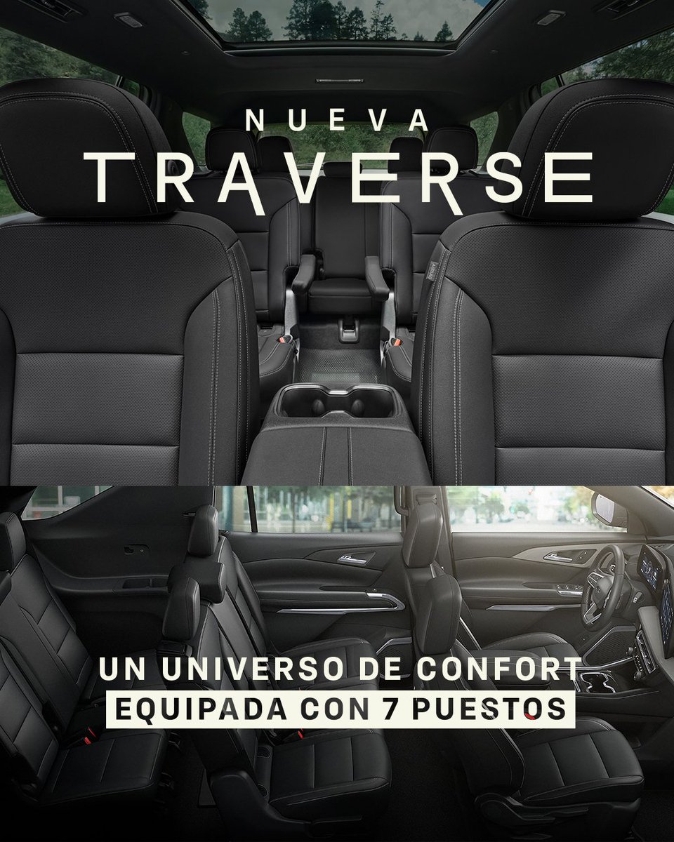 Automarcali's tweet image. 🔥 La nueva Traverse es una SUV de otro mundo porque está equipada con siete puestos y cinco modos de manejo.

📱 Programa por WhatsApp tu cita para conocerla: bit.ly/3127070143.

📍 ¡O ven directamente a nuestra vitrina de la Pasoancho con 70 en #CaliCO!