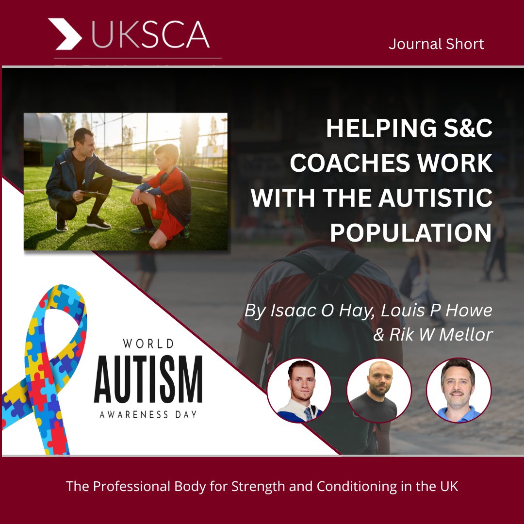 Today is World Autism Awareness Day

Understanding &amp; adapting coaching approaches can make a huge difference for autistic athletes. Our latest Journal Short explores practical strategies to create inclusive, effective training environments

📖 Read more 👉 ow.ly/2gmY50Vt1fi