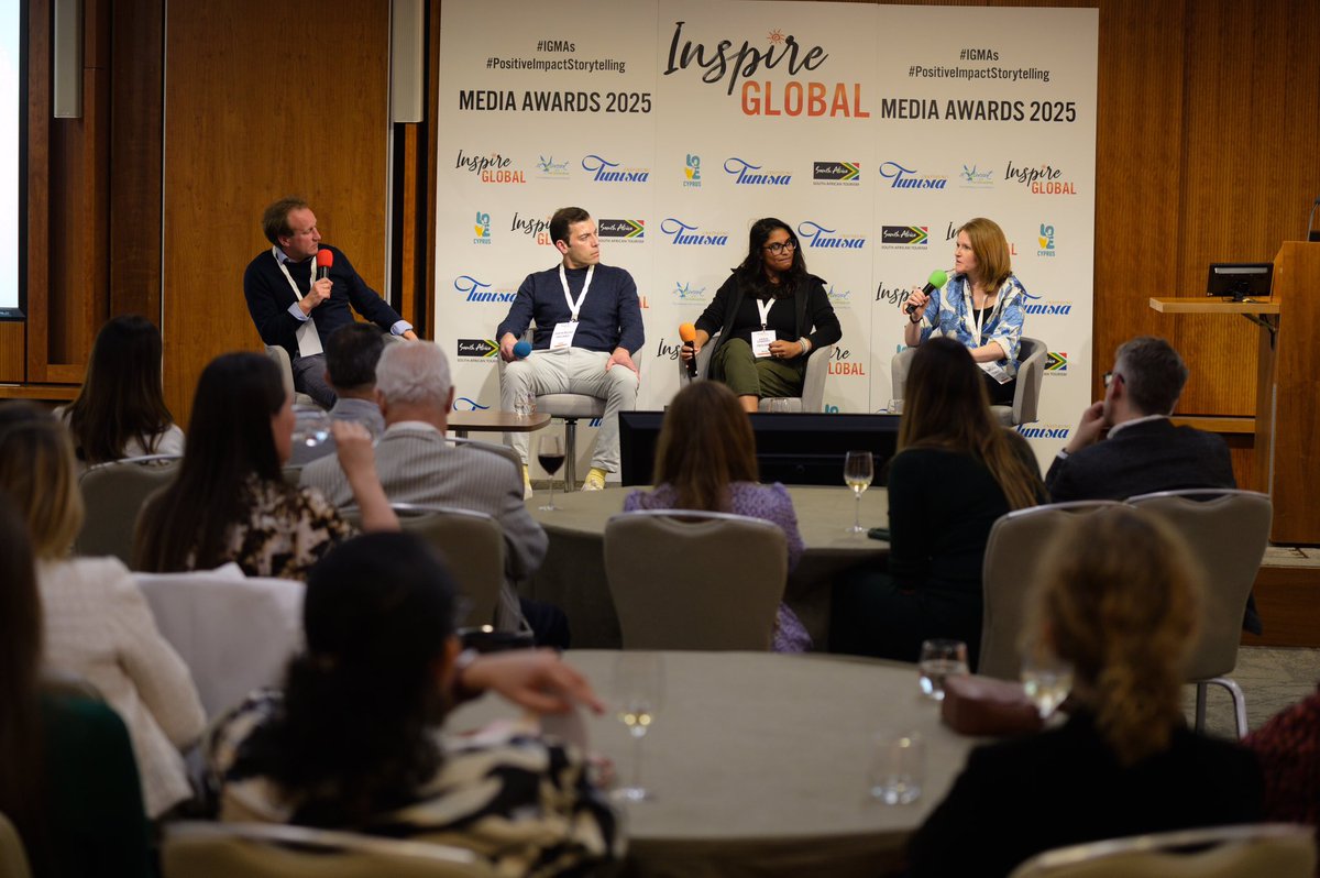 Shafik Meghji (@shafikmeghji) on Twitter photo An action shot from last night’s panel at the <a href="/InspireGlobal_/">Inspire Global</a> awards. Really enjoyed chatting with <a href="/KarenNEdwards/">Karen Edwards</a>, Pippa Jacks & <a href="/RGEHammond/">Richard Hammond</a> about progressive travel storytelling. Congratulations to all the winners 🎉
#IGMAs #positiveimpacttorytelling An action shot from last night’s panel at the <a href="/InspireGlobal_/">Inspire Global</a> awards. Really enjoyed chatting with <a href="/KarenNEdwards/">Karen Edwards</a>, Pippa Jacks & <a href="/RGEHammond/">Richard Hammond</a> about progressive travel storytelling. Congratulations to all the winners 🎉
#IGMAs #positiveimpacttorytelling