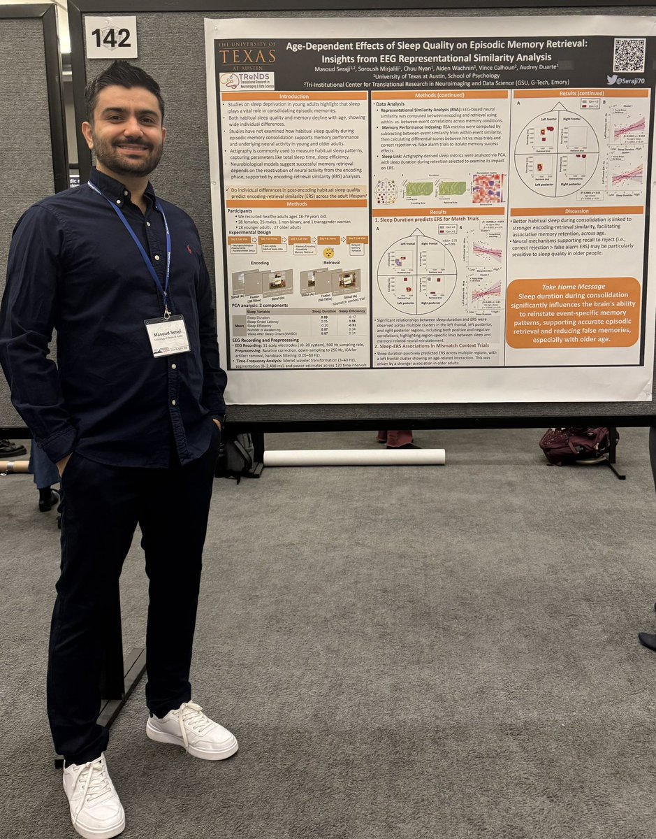 seraji70's tweet image. Had an amazing time at CNS! 🧠 Honored to present my work, learn from incredible researchers, and soak in so many inspiring ideas. Huge thanks to my supervisors for the guidance.
@vdcalhoun @AudreyDuarte15
@CenterTrends @CogNeuroNews @CNSmtg
#CNS2025 #Neuroscience