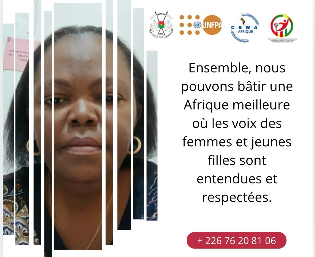 Une Afrique meilleure, pacifique et émancipée est possible si les voix des femmes et jeunes filles sont entendues et respectées. 
#africawomenpeace
#cswaafrica
#digitalcampaign2025