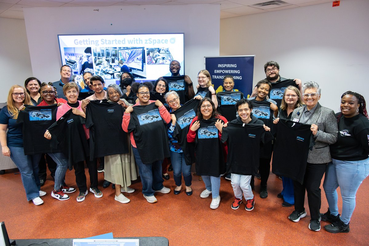 zSpace's tweet image. How can AR/VR empower adult learners? We explored this with MOAL in Houston! Literacy providers got hands-on with #zSpace to:
✨ Bring lessons to life
✨ Develop practical plans
✨ Tackle real-world learning challenges

Excited to see the impact! #AdultEd #EdTech @adultliteracyh1