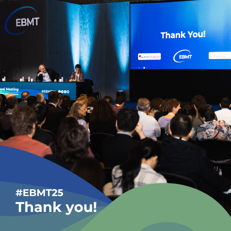 Thank you for an unforgettable congress! 🙏 Your engagement and insights made it truly special.  #EBMT25

Don't forget to complete our short survey to download your Certificate of Attendance. 📜

✈️ Safe travels, we look forward to seeing you at our upcoming meetings! 👏