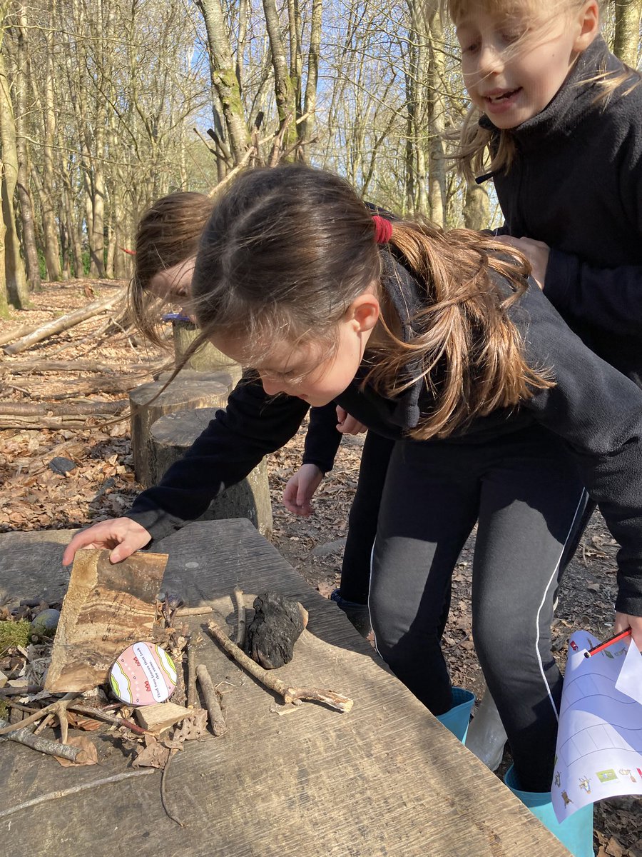 PipersForestSch's tweet image. Year 4 had a fun final Forest School session and were eggcellent at completing all the challenges on our Easter Scavenger hunt! 🥚🔍👍🏻😊 #teamwork #outdoorlearning #pipersprep