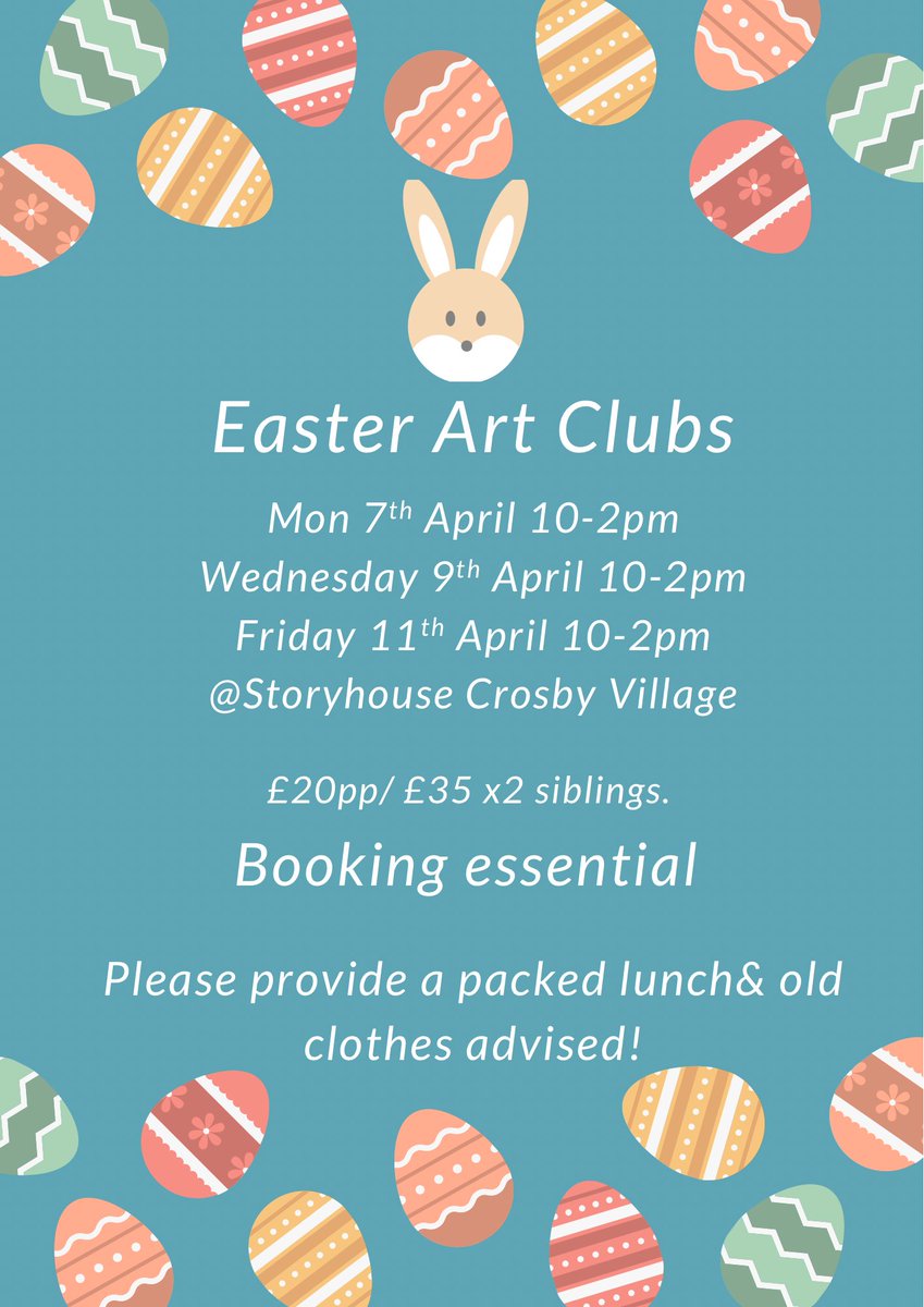 SeftonCU's tweet image. #LearningDestinationSpotlight

One of our brilliant Learning Destinations, Creative Balance, will be holding several #Art Clubs in Crosby next week to celebrate the #Easter holidays!🎨

See their flyer below for info. To book on, contact: creativebalance@mail.com

#LearningForFun