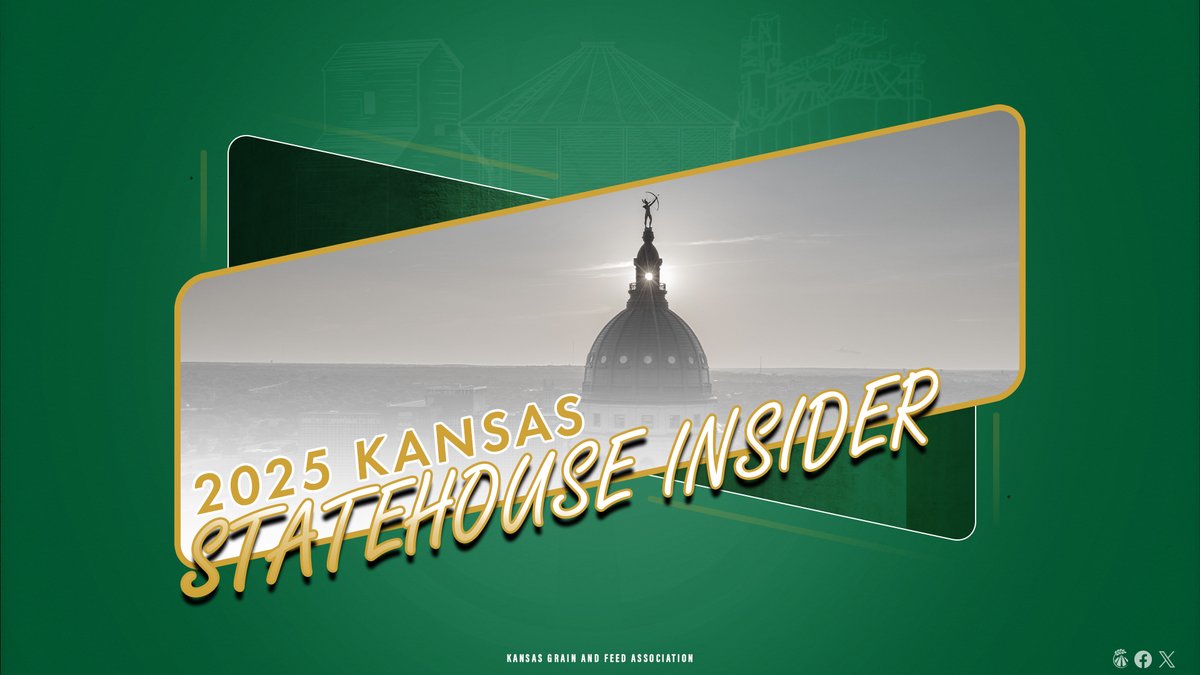 After 11 weeks the Kansas legislature reached its first adjournment late last week. We were there every step of the way monitoring legislation affecting our members. What's on the docket when lawmakers return for a short veto session on April 10? ⏬

📰 - ksgrainandfeed.org/advocacy/2025-…