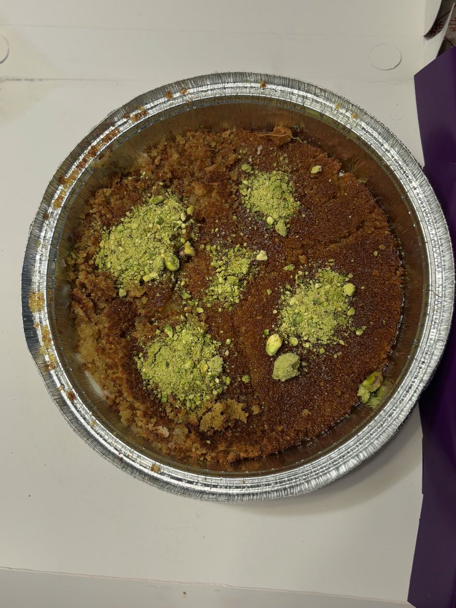 #Kunafathy . Picked up 2 Kunafa, a fine &amp; a coarse from #KunafaTruck made by actual #Palestinians next time #TysonCorner. Freshly made. #Heavenly. Hey ⁦<a href="/realDonaldTrump/">Donald J. Trump</a>⁩ , try some. ⁦<a href="/TysonsReporter/">Tysons Reporter</a>⁩