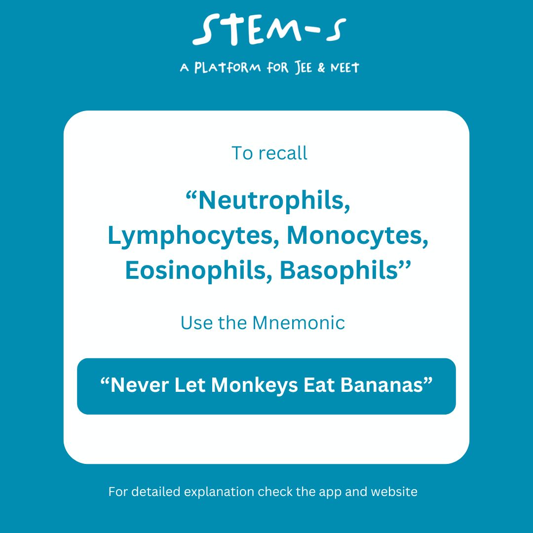 Stems_in's tweet image. &quot;Biology made easy with STEM-S! 🏆💡 Save this mnemonic and make learning effortless.&quot; 🚀📚 
.
.
.
.
.
.
.
.
#NEETSuccess #StudySmartWithSTEMS
#STEMS #NEETPrep #JEEPrep #CrackNEET #CrackJEE #NEETAspirants #JEEAspirants #MedicalAspirants #EngineeringAspirants #StudySmart #STEMS
