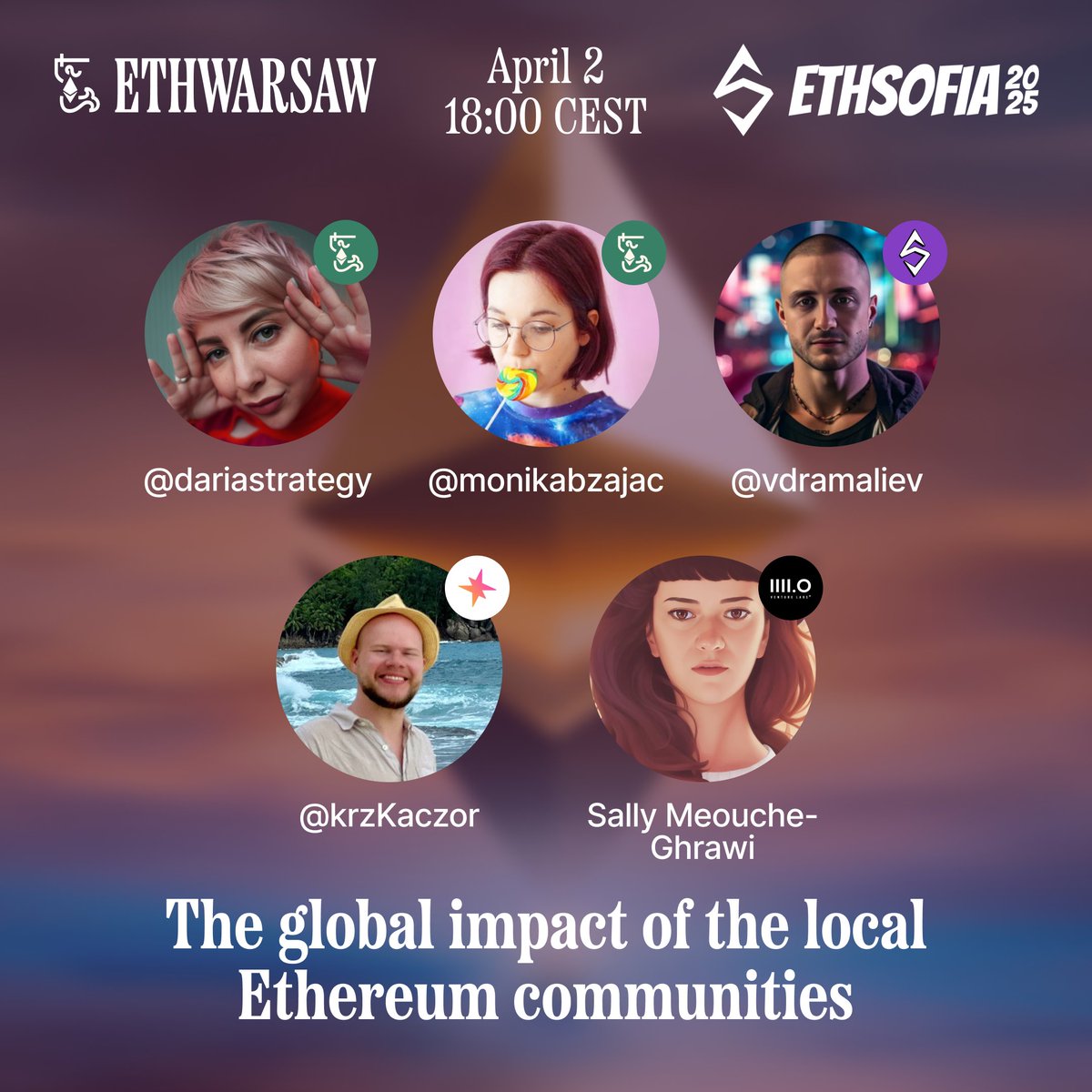 ETHWarsaw π§ββοΈπ΅π± (@ethwarsaw) on Twitter photo Join us today for an insightful X space with ETHWarsaw and <a href="/ETHSofiaBG/">ETHSofia.eth</a> as we dive into the vibrant Ethereum ecosystem in CEE!
π Agenda:
β’ The role of local meetups, hackathons, and grassroots movements in Ethereum adoption.
β’ Case studies of projects that originated from Join us today for an insightful X space with ETHWarsaw and <a href="/ETHSofiaBG/">ETHSofia.eth</a> as we dive into the vibrant Ethereum ecosystem in CEE!
π Agenda:
β’ The role of local meetups, hackathons, and grassroots movements in Ethereum adoption.
β’ Case studies of projects that originated from