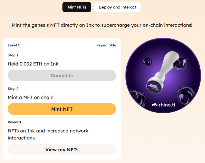 Bgokul_15's tweet photo. 3/4 Mint the genesis NFT directly on Ink to supercharge your on-chain interactions! https://t.co/qnUvFh90Gd