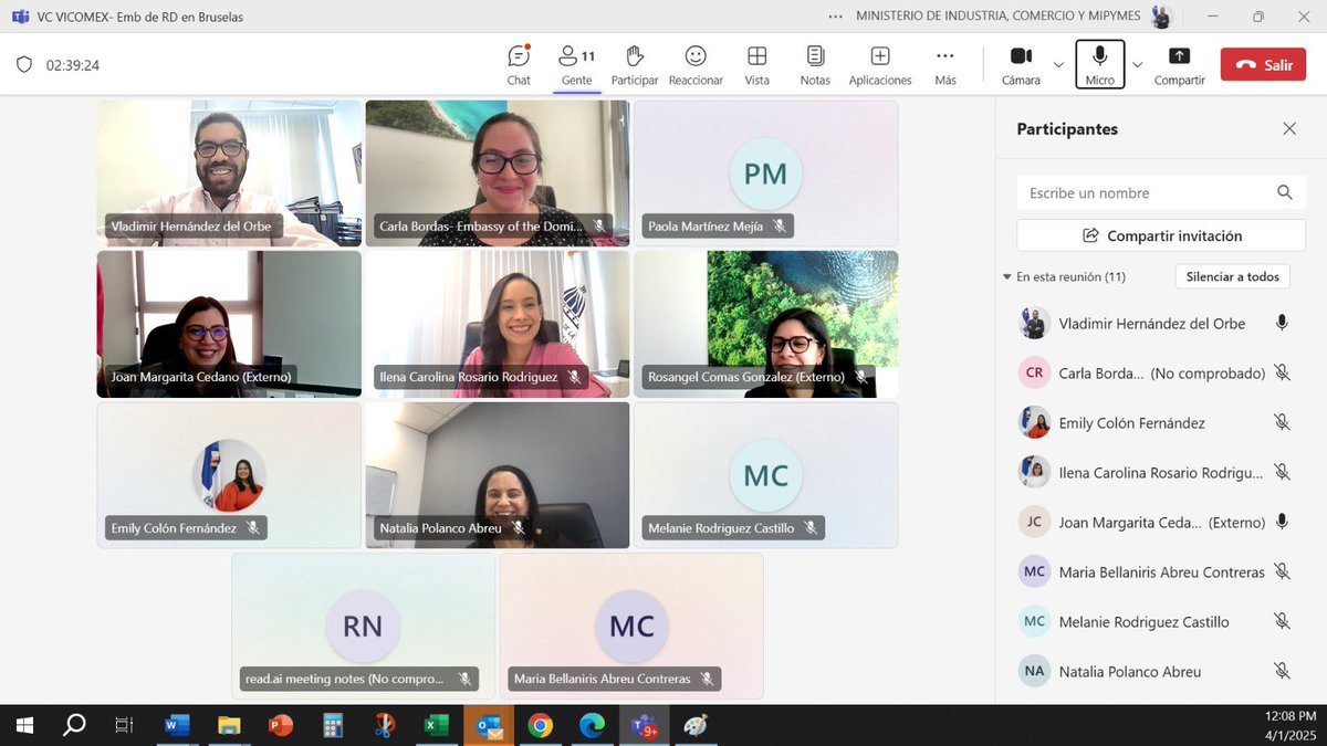 Hoy sostuvimos un taller con el Ministerio de Industria, Comercio y Mipymes sobre comercio exterior, integración comercial y el Acuerdo de Asociación Económica con la UE. Una valiosa jornada de actualización y cooperación 🇩🇴🤝🇪🇺

#Diplomacia #ComercioExterior #RDenBélgica #UE