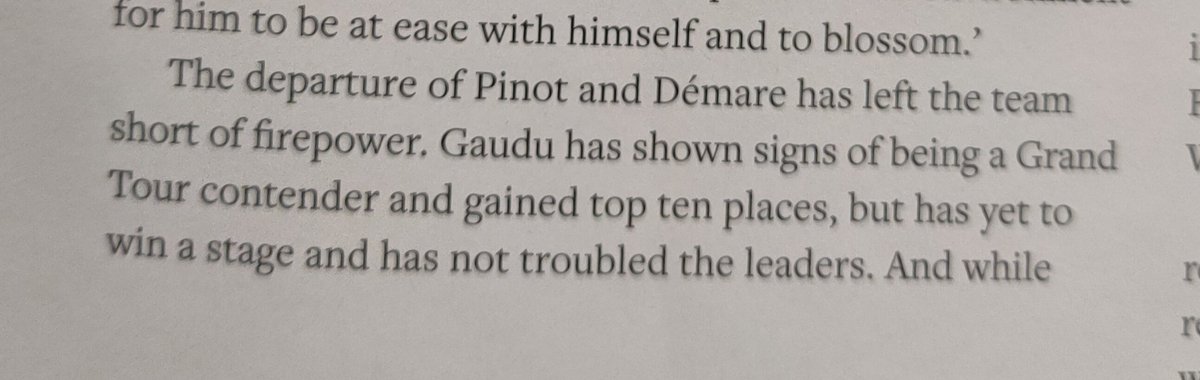 Sorry to nitpick, <a href="/cyclist/">Cyclist magazine</a> (although I'm going to), but David Gaudu has two Vuelta stage wins.