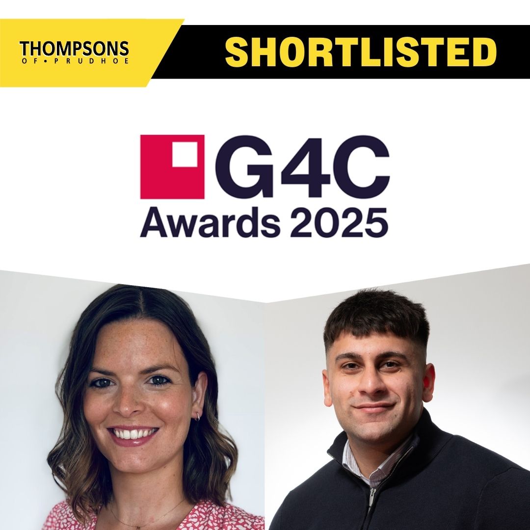 Thompsons of Prudhoe (@thompsonsofp) on Twitter photo A huge congratulations to Charlie Sander and Millard Varshochi for being shortlisted in this year's G4C North East Awards, recognising them as some of the brightest upcoming talent in the region. 🎉
#Celebration #G4CAwards #NorthEast #StaffAwards #Construction #NextGeneratio A huge congratulations to Charlie Sander and Millard Varshochi for being shortlisted in this year's G4C North East Awards, recognising them as some of the brightest upcoming talent in the region. 🎉
#Celebration #G4CAwards #NorthEast #StaffAwards #Construction #NextGeneratio